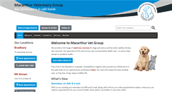 Desktop Screenshot of macarthurvet.com.au